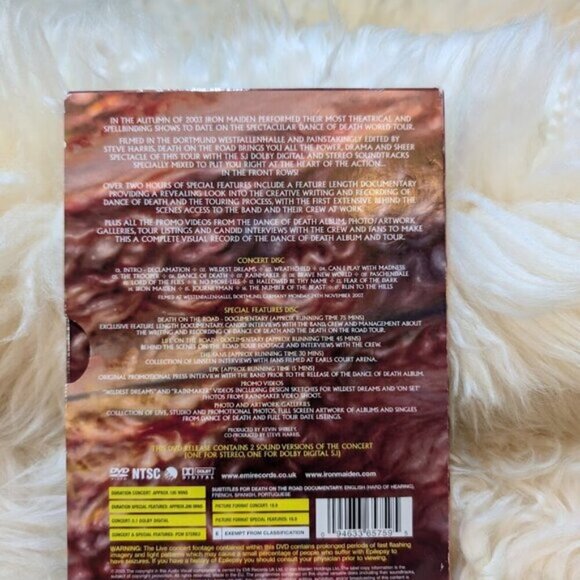 Iron Maiden: Death on the Road Used 3-Disc DVD Box Set - Picture 2 of 16